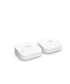 eero - Pro 6E AXE5400 Tri-Band Mesh Wi-Fi 6E System (2-pack) - White