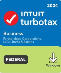 TurboTax – Business 2024 Federal Only + E-file – Windows [Digital]