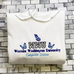 Custom Embroidered University Hoodie - Personalized College Student Gift