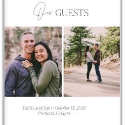 7x5 Softcover Photo Book, Our Wedding Guests
