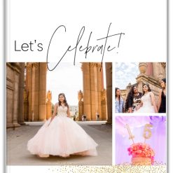 7x5 Softcover Photo Book, Let's Celebrate