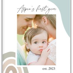 7x5 Softcover Photo Book, Abstract Baby First Year