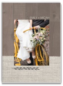 7x5 Softcover Photo Book, Rustic Chic