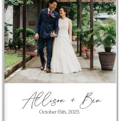 7x5 Softcover Photo Book, Contemporary Wedding