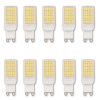 Pack of (10) 5 Watt Dimmable G9 LED Bulbs